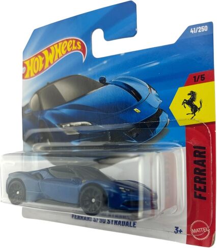 Hot Wheels Ferrari SF90 Stradale [Blue] 1/5, 41/250, 1:64 Scale Diecast Toy Vehicle in Kuwait