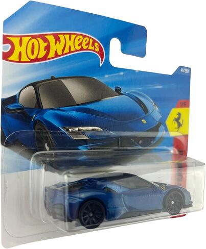 Hot Wheels Ferrari SF90 Stradale [Blue] 1/5, 41/250, 1:64 Scale Diecast Toy Vehicle in Kuwait