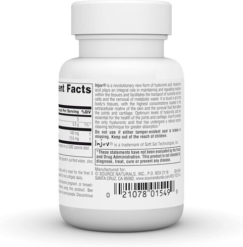 Source Naturals Hyaluronic Acid Injuv 70Mg Softgels 30 Multi in Saudi Arabia