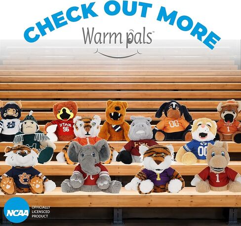 Cosmo The Cougar Brigham Young University Mascot BYU - لعبة قطيفة مريحة قابلة للتبريد أثناء النوم بوزن 1.5 رطل - ألعاب قطيفة مريحة برائحة اللافندر قابلة للاستخدام في الميكروويف - حيوانات محشوة مرخصة رسميًا in Saudi Arabia