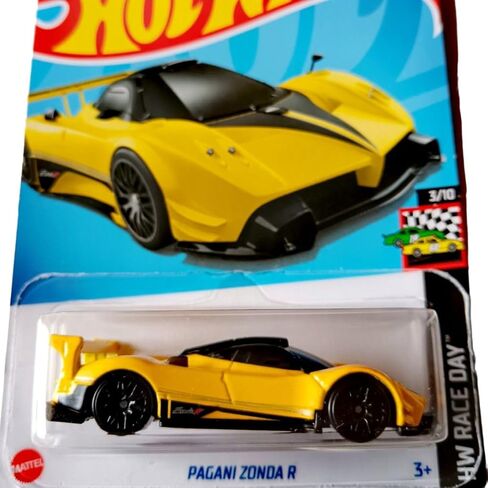 Hot Wheels Pagani Zonda R HW Race Day Ages 3 and Up (Yellow) in Kuwait