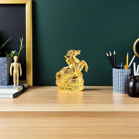 LOGOFUN Ceramic Horse Money Bank with Detachable Coin Slot Zodiac Animal Piggy Bankfor Home Office Decor and New Year Presents in Saudi Arabia