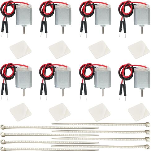 8Pcs 130 Mini DC Motors 1.5-6V 16000RPM Compatible with for Arduino DIY Hobby Projects in Kuwait