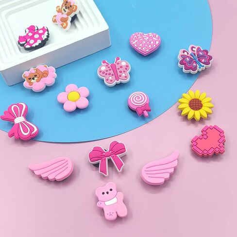 Fannoday 30pcs Charms for Bogg Bag - Cute DIY Beach Accessories for Women & Girls in Saudi Arabia