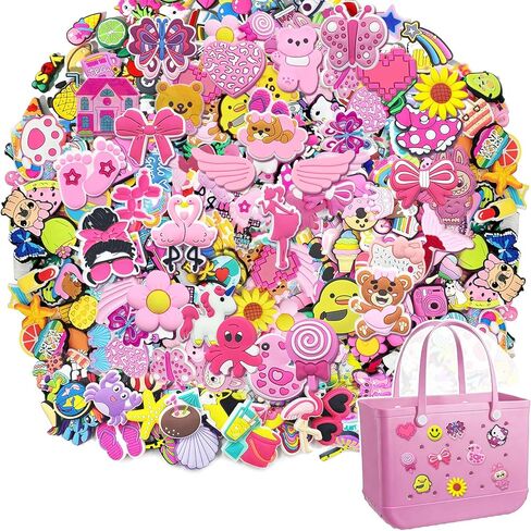 Fannoday 30pcs Charms for Bogg Bag - Cute DIY Beach Accessories for Women & Girls in Saudi Arabia