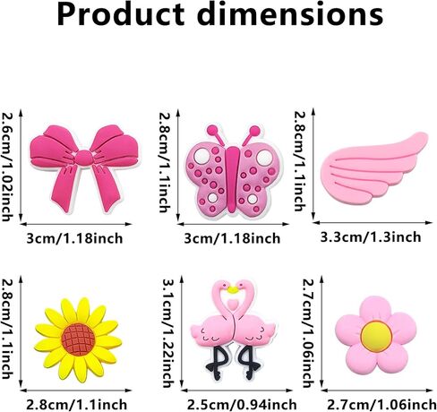 Fannoday 30pcs Charms for Bogg Bag - Cute DIY Beach Accessories for Women & Girls in Saudi Arabia