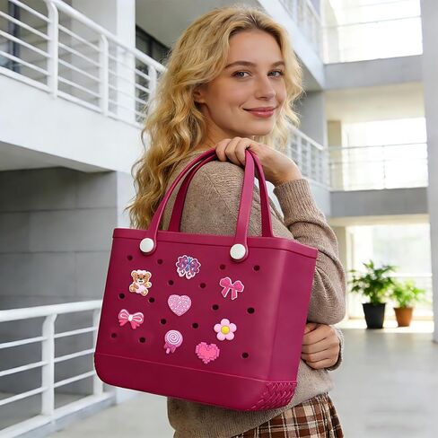 Fannoday 30pcs Charms for Bogg Bag - Cute DIY Beach Accessories for Women & Girls in Saudi Arabia