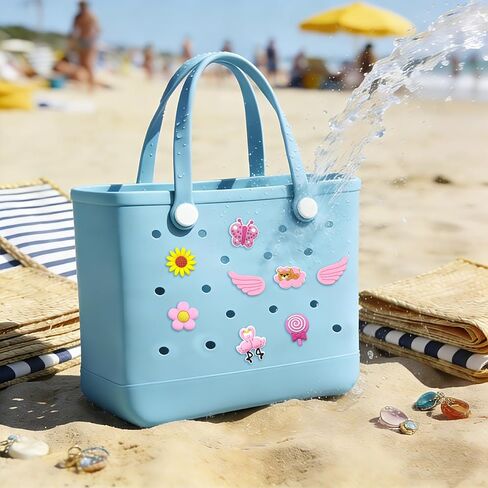 Fannoday 30pcs Charms for Bogg Bag - Cute DIY Beach Accessories for Women & Girls in Saudi Arabia