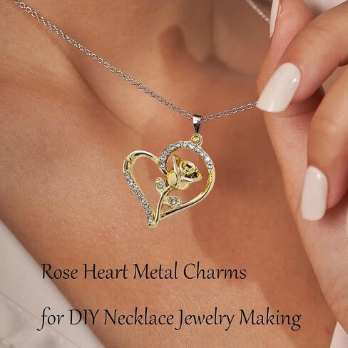 Gold Charms for Jewelry Making Cute Alloy Bowknot Heart Bear Horse Pendants Metal Charms for Bracelets Necklaces Earrings Keychains DIY Crafts in Saudi Arabia