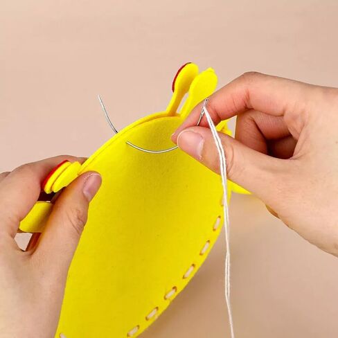 8 Pcs Sliver Curved Lightweight Sewing Needles, C-Type Weaving Upholstery Heavy-Duty Hand Sewing Repair with Sharp Tips for Carpet Leather Canvas Repairing Blocking Knitting Modelling Crafts in Kuwait