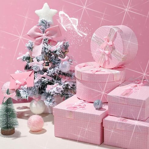 120PCS Mini Pink Bows for Crafts, Premade Bow, Cute Satin Twist Tie Bow for Wedding Party Favors, DIY Party Decoration, Glue Point Pink Bows for Sewing, Birthday Cake in Saudi Arabia