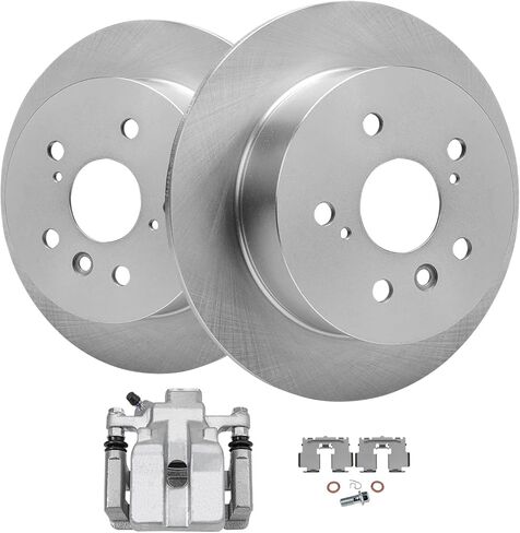 Detroit Axle-مجموعة الفرامل الخلفية لـ 07-15 MAZDA CX-9 ، DISC BRAKE ROTORS CERAMIC BRAKE PADS 2007 2008 2008 2010 2012 2013 2014 2015 Replace in Saudi Arabia