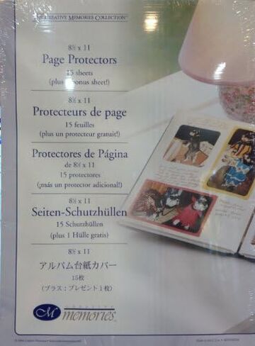 Creative Memories Page Protectors for 8 1/2 X 11 Scrapbook Pages by Creative Memories in Saudi Arabia