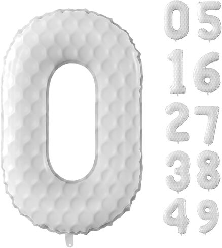 40 Inch Golf Number Balloons Large Sports Themed Birthday Party Number Balloons Golf Sports Events for Kids Birthday Party Decoration Supplies (Number 1) in Saudi Arabia