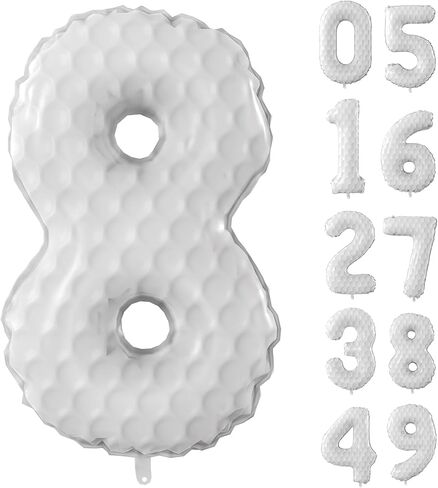 40 Inch Golf Number Balloons Large Sports Themed Birthday Party Number Balloons Golf Sports Events for Kids Birthday Party Decoration Supplies (Number 1) in Saudi Arabia