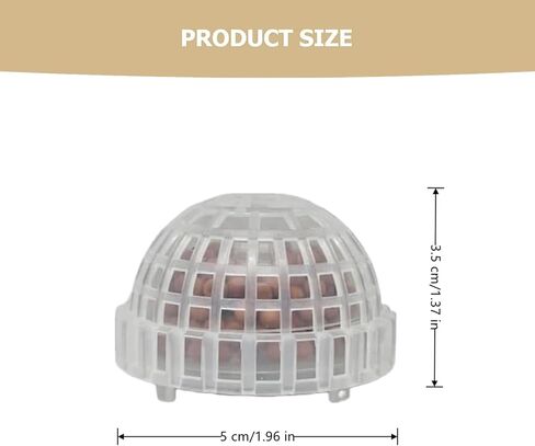 2 Pack Aquarium Moss Ball Holder Professional Plastic Moss Plant Holder with Hollow-Designed for Fish Tank Accessories in Saudi Arabia