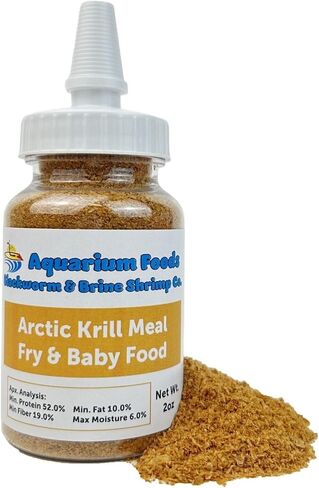 Aquatic Foods Inc. Arctic Krill Meal/Powder for Tropical Fish Fry and Babies, Nano & Micro Fish, Corals and Anemones…3.5oz Squeeze Bottle in Saudi Arabia