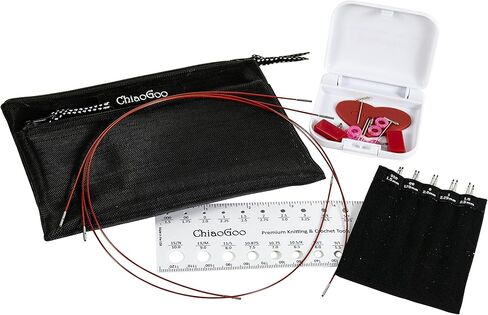 مجموعة ChiaoGoo Twist SS الصغيرة، 4 بوصة (10 سم) [M]، US 000-1.5 (1.5-2.5 مم) in Saudi Arabia