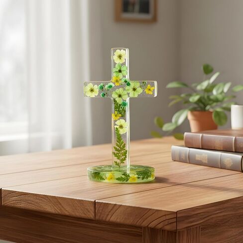 5'' Standing Cross Silicone Mold with Base, Crucifix Mold for Epoxy Resin Ideal for DIY Concrete Casting Clay Craft Wall Hanging Making Blessed Gifts Halloween in Saudi Arabia
