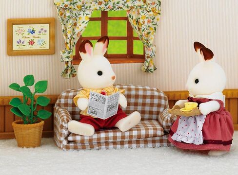 Epoch Sylvanian Families Sylvanian Family Doll and Furniture set chocolat rabbit Father in Saudi Arabia