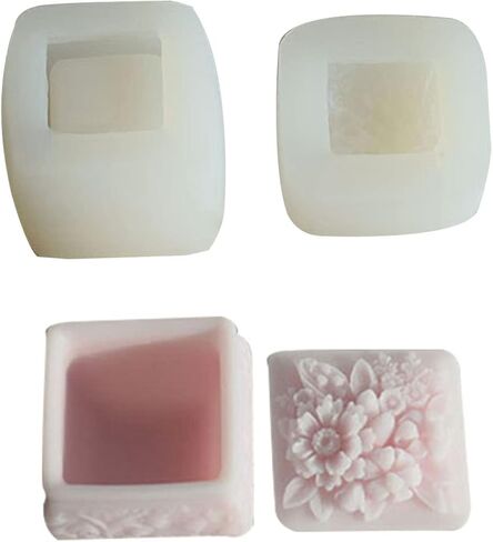 Rose Decorative Storage Box Container Molds Storage Box Silicone Mold for Epoxy Resin Trinkets Holder Home Decor in Saudi Arabia