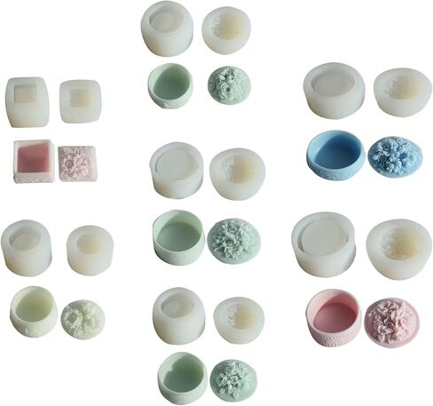 Rose Decorative Storage Box Container Molds Storage Box Silicone Mold for Epoxy Resin Trinkets Holder Home Decor in Saudi Arabia