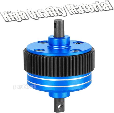 جزء ترقيات التجميع التفاضلي الكامل لـ 1/10 Drag Slash C10 F0rd Mustang، (جاهز للتثبيت في أي ناقل حركة Magnum 272R) RC Steel Complete Diff Gear، استبدل #9480، أزرق داكن in Saudi Arabia
