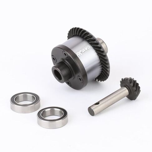 RCAWD Full Metal Rear Differential Assembly in Titanium Color with 40T+14T Gears for 1/10 LOSI Baja Rey 4WD 1/10 Hammer Rey U4 Rock Racer(Titanium) in Saudi Arabia