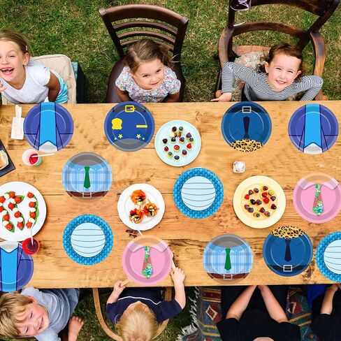 48Pcs Cartoon Animal Party Decorations 7 Inch Cute Animals Paper Plates City Animal Theme Dessert Plates Cartoon Disposable Tableware for Kids Jungle Safari Birthday Movie Fans Party Supplies in Saudi Arabia