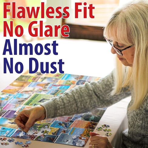 الولايات المتحدة الأمريكية ملصق فني عتيق مكون من 1000 قطعة من أحجية الصور المقطوعة مع معالم ومناطق جذب من جميع الولايات الخمسين in Kuwait