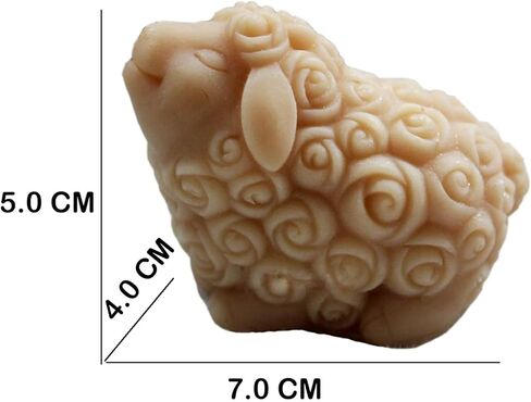 Grainrain Silicon Soap Mold Handcraft DIY 3D Candle Resin Mould for Handmade Soap Sheep (11044) in Saudi Arabia