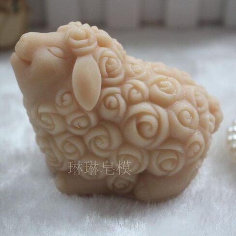 Grainrain Silicon Soap Mold Handcraft DIY 3D Candle Resin Mould for Handmade Soap Sheep (11044) in Saudi Arabia