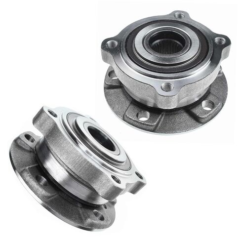 Detroit Axle - 4WD 2PC Front Wheel Bearing Hubs لعام 2016-2023 Nissan Titan XD ، 2017 2018 2019 2020 2021 2022 استبدال مجموعة محمل العجلات in Saudi Arabia