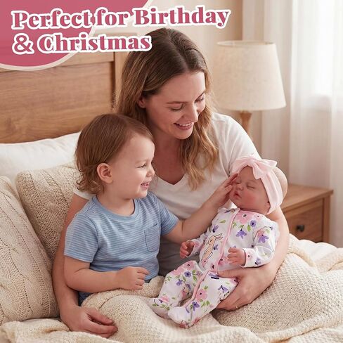 BABESIDE Lifelike Reborn Baby Dolls Girl, 17 Inch Realistic Newborn Baby Doll with Poseable Body, Real Life Baby Dolls with Accessories for Girls Age 3 + & Collection in Saudi Arabia
