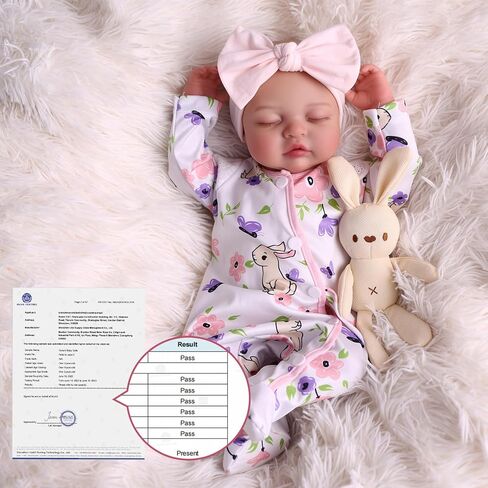 BABESIDE Lifelike Reborn Baby Dolls Girl, 17 Inch Realistic Newborn Baby Doll with Poseable Body, Real Life Baby Dolls with Accessories for Girls Age 3 + & Collection in Saudi Arabia