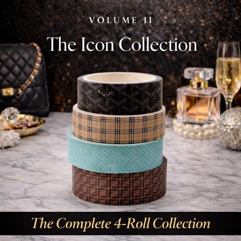 Decorative Washi Tape – Volume II: The Icon Collection (4 Roll Set) in Saudi Arabia