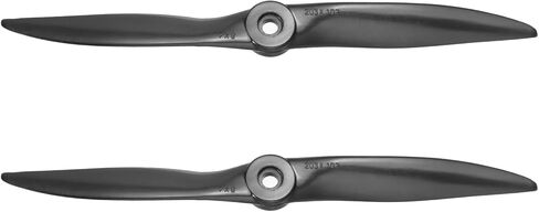 MECCANIXITY 2 Pcs 8x4 Inch Propeller RC Propellers 2-Vane Blades Props for Lightweight Drones Motor Special Prop Accessories, Black in Saudi Arabia