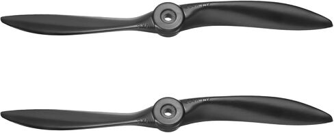 MECCANIXITY 2 Pcs 8x4 Inch Propeller RC Propellers 2-Vane Blades Props for Lightweight Drones Motor Special Prop Accessories, Black in Saudi Arabia