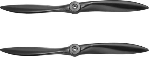 MECCANIXITY 2 Pcs 8x4 Inch Propeller RC Propellers 2-Vane Blades Props for Lightweight Drones Motor Special Prop Accessories, Black in Saudi Arabia