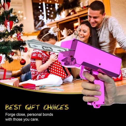 مسدس مسدس المال - مسدس مدفع نقدي من جوسيل، مسدس لعبة مطر، مسدس نقدي محمول باليد لمستلزمات حفلات أفلام الألعاب in Kuwait