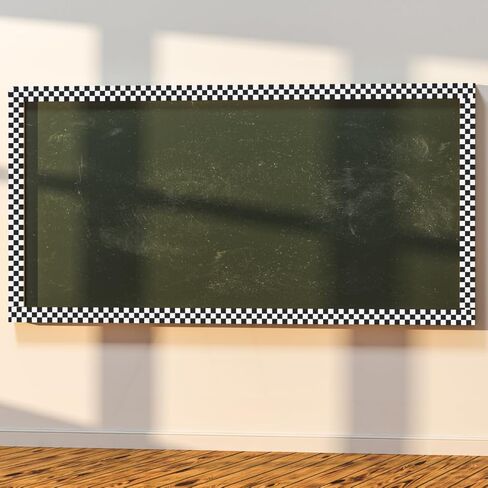 1 لفة لوحة إعلانات متقلب الحدود، 7. 9ft مقاوم للماء أسود أبيض متقلب العلم مستقيم الحدود ملصق الحدود، ديكور جدار صائق لديكور المنزل الفصول الدراسية in Kuwait