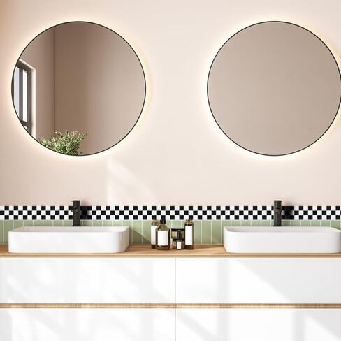 1 لفة لوحة إعلانات متقلب الحدود، 7. 9ft مقاوم للماء أسود أبيض متقلب العلم مستقيم الحدود ملصق الحدود، ديكور جدار صائق لديكور المنزل الفصول الدراسية in Kuwait