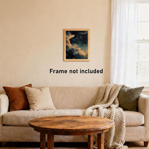 rltxbuk ليلة النجوم عبر الابره مجموعات، حالمة غالاكسي السماء سحابة مختومة عد عبر الابره مجموعات للبالغين، ليلة سماوية ديكور التطريز الجمالي، 11.8x15.8 بوصة in Kuwait