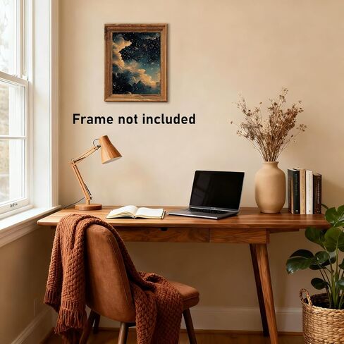 rltxbuk ليلة النجوم عبر الابره مجموعات، حالمة غالاكسي السماء سحابة مختومة عد عبر الابره مجموعات للبالغين، ليلة سماوية ديكور التطريز الجمالي، 11.8x15.8 بوصة in Kuwait