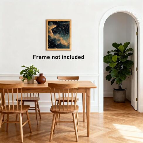 rltxbuk ليلة النجوم عبر الابره مجموعات، حالمة غالاكسي السماء سحابة مختومة عد عبر الابره مجموعات للبالغين، ليلة سماوية ديكور التطريز الجمالي، 11.8x15.8 بوصة in Kuwait