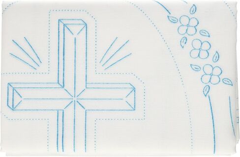 Jack Dempsey Stamped White Quilt Blocks 18"X18" 6/Pkg, Cross in Saudi Arabia