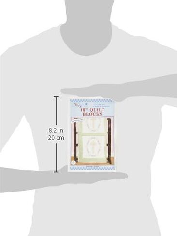 Jack Dempsey Stamped White Quilt Blocks 18"X18" 6/Pkg, Cross in Saudi Arabia