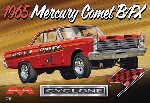Moebius 1/25 1965 Mercury Comet B/FX Plastic Model MOE2755 (Automotive) in Saudi Arabia