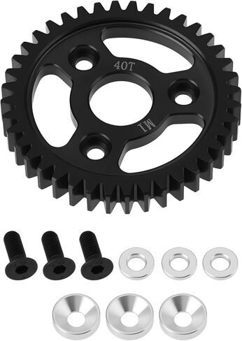 40T فولاذ مقوى Mod1 Spur Gear متوافق مع طراز Tra-xxas 1/8 Revo 3.3 ميثانول Bigfoot RC in Kuwait