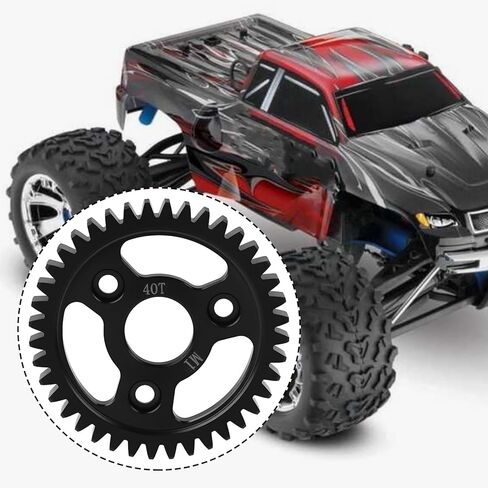 40T Hardened Steel Mod1 Spur Gear Compatible with Tra-xxas 1/8 Revo 3.3 Methanol Bigfoot RC Model in Saudi Arabia